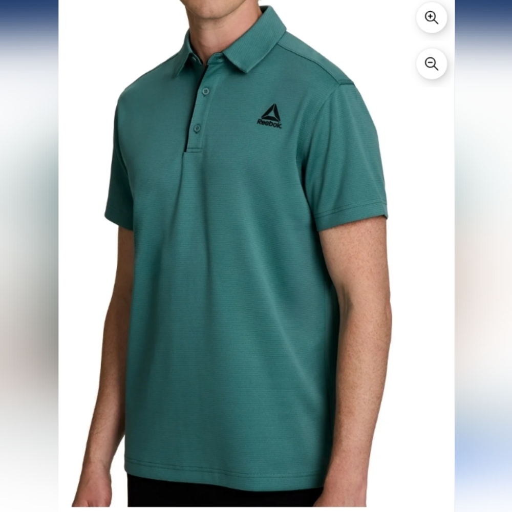 Reebok Men's Performance Polo Shirt    Sagebrush Green    NWT Size Small